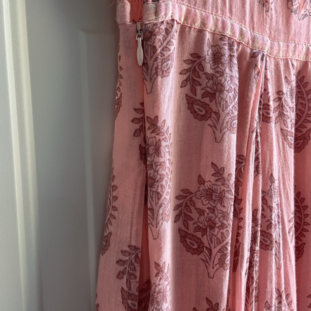 Free People Dusty Pink Floral Maxi Dress - Picture 4 of 10